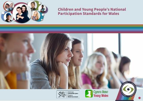 Cover of Children and Young People's National Participation Standards for Wales: guidance, self-assessment and Kitemark