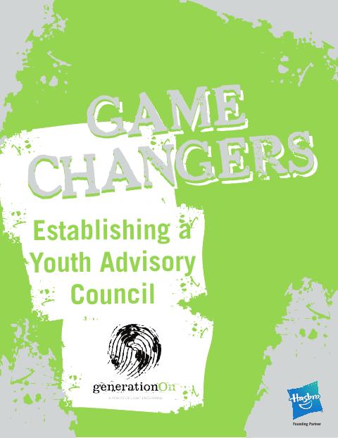 Cover of Game Changers: Establishing a Youth Advisory Council