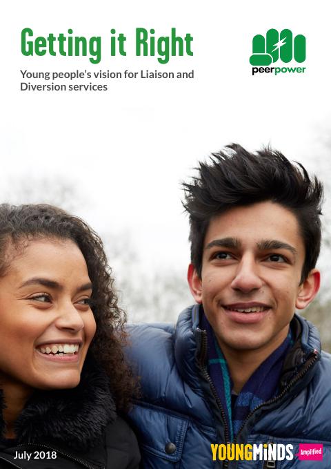 Cover of Getting it Right: Young people's vision for Liaison and Diversion services