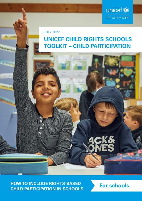 Cover of UNICEF rights-based child participation in schools toolkit