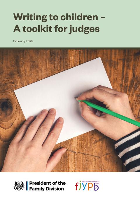 Cover of Writing to Children: A Toolkit for Judges